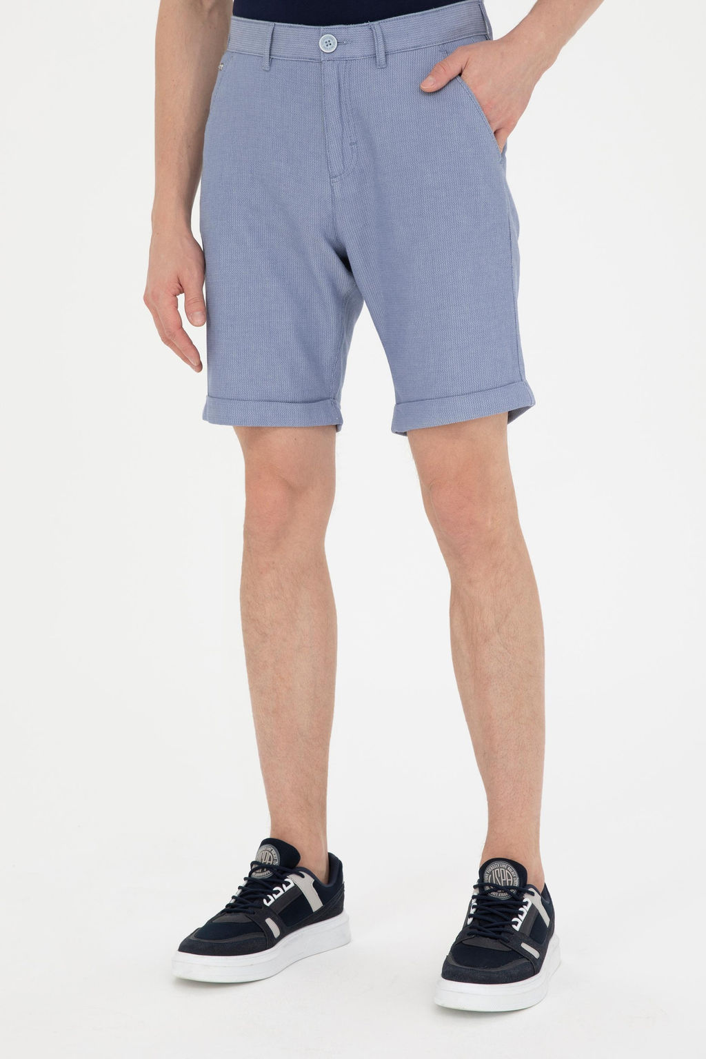 U. S. Polo Assn / Мужские темно-синие тканые шорты - U.s. polo assn фото 2