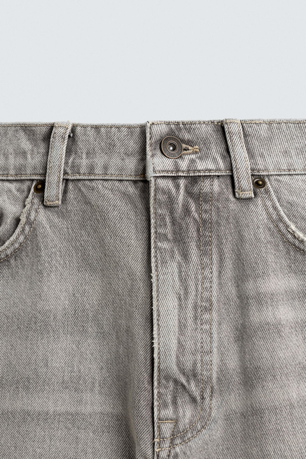 LIMITED EDITION DENIM TROUSERS WITH SEAM DETAIL - Zara фото 8