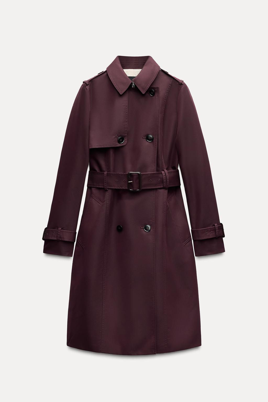 WATER-REPELLENT TRENCH COAT - ZW COLLECTION - Zara фото 6