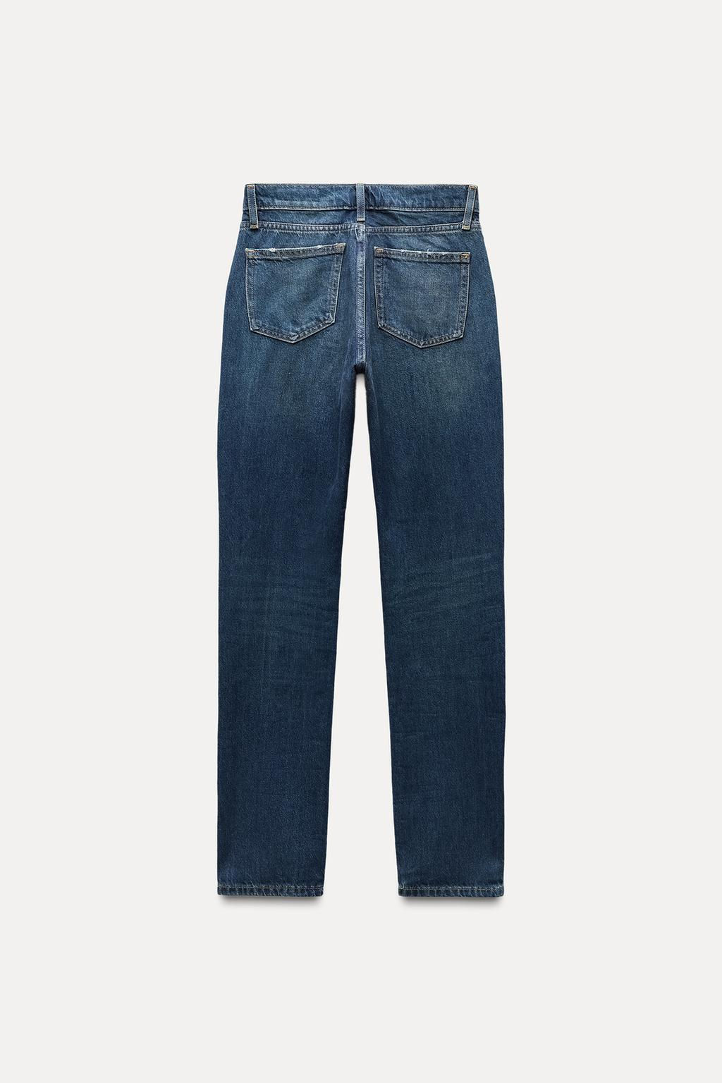 ZW COLLECTION STRAIGHT LOW-RISE JEANS - Zara фото 12