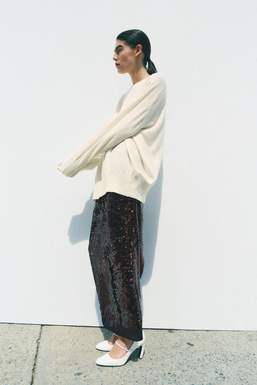BASIC 100% WOOL SWEATER - Zara фото 3
