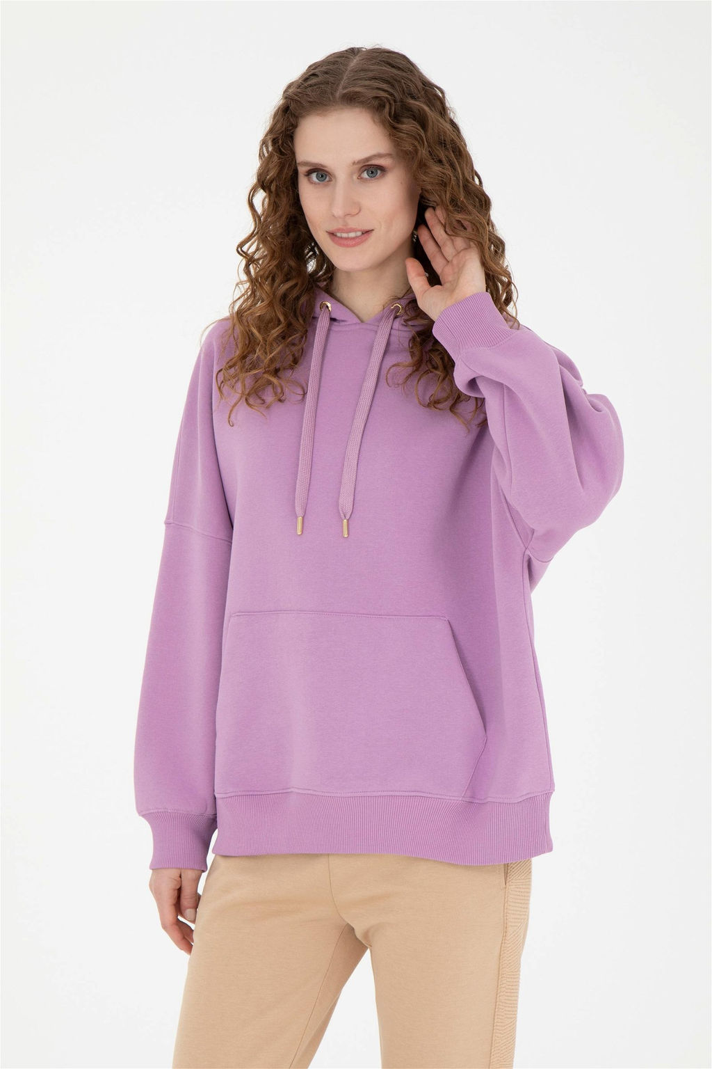 Женский сиреневый свитшот - U.s. polo assn фото 3