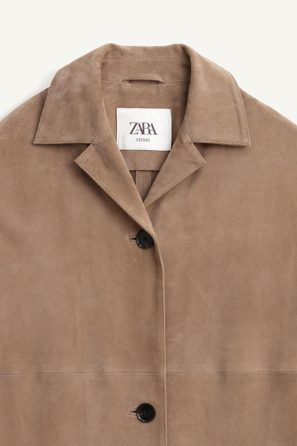 100% SUEDE LEATHER COAT LIMITED EDITION - Zara фото 17