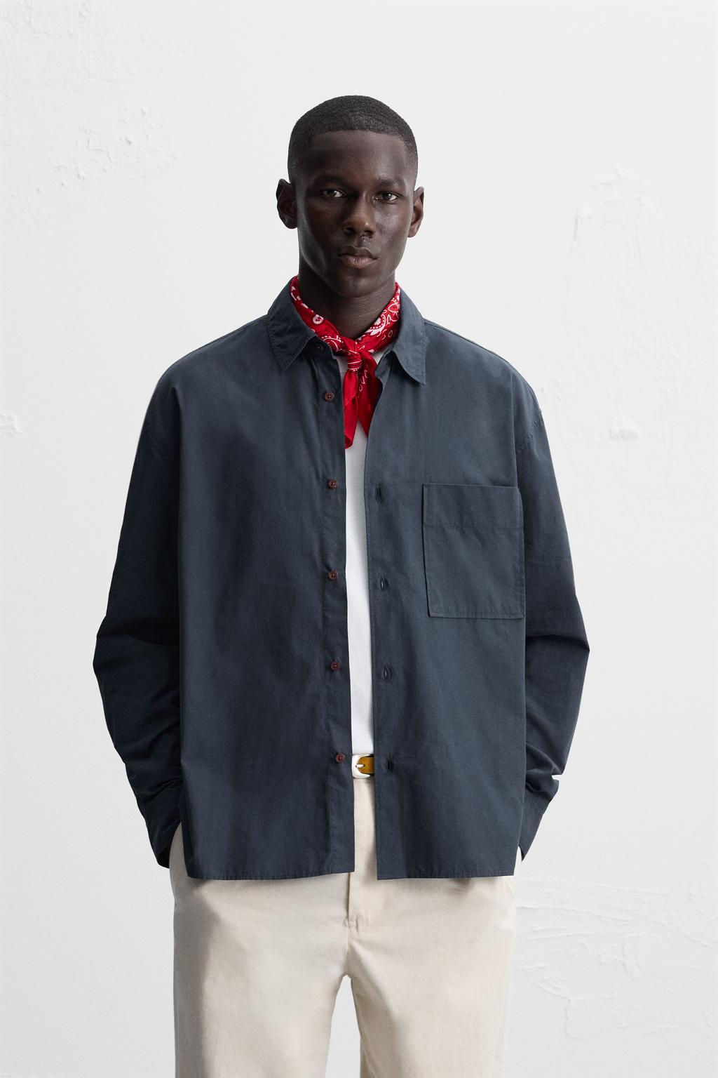 COTTON POPLIN SHIRT - Zara фото 2