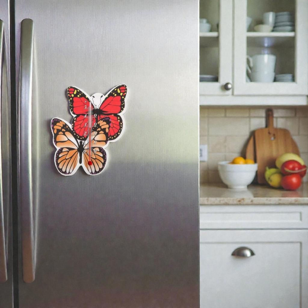 Термометр на магните Бабочки / Термометр комнатный / Градусник