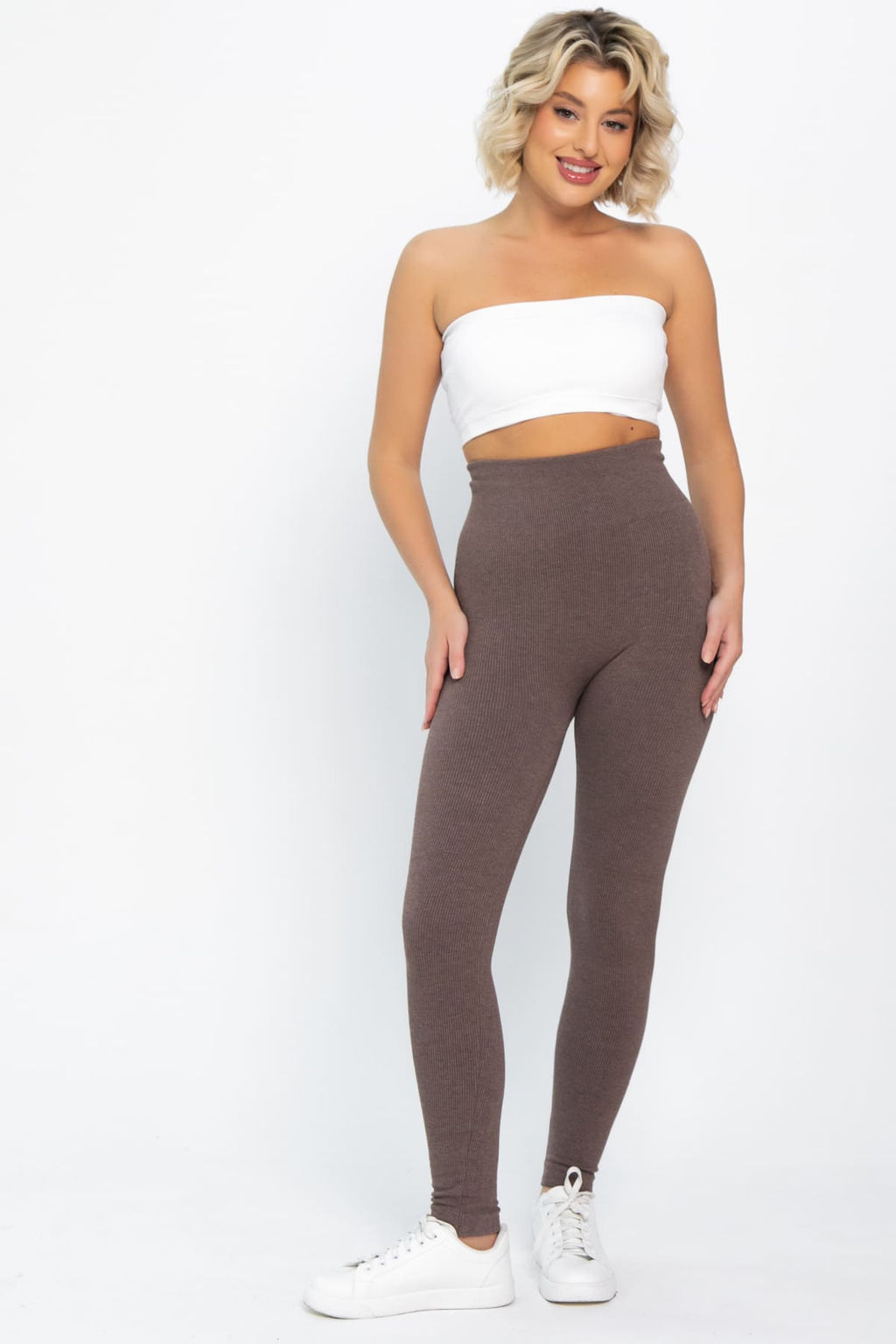 Лосины в рубчик утепленные - Lt collection фото 18