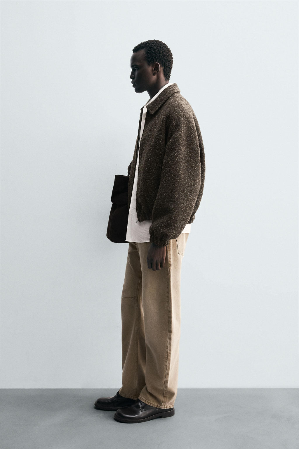 BOUCL_ TEXTURED JACKET - Zara фото 4