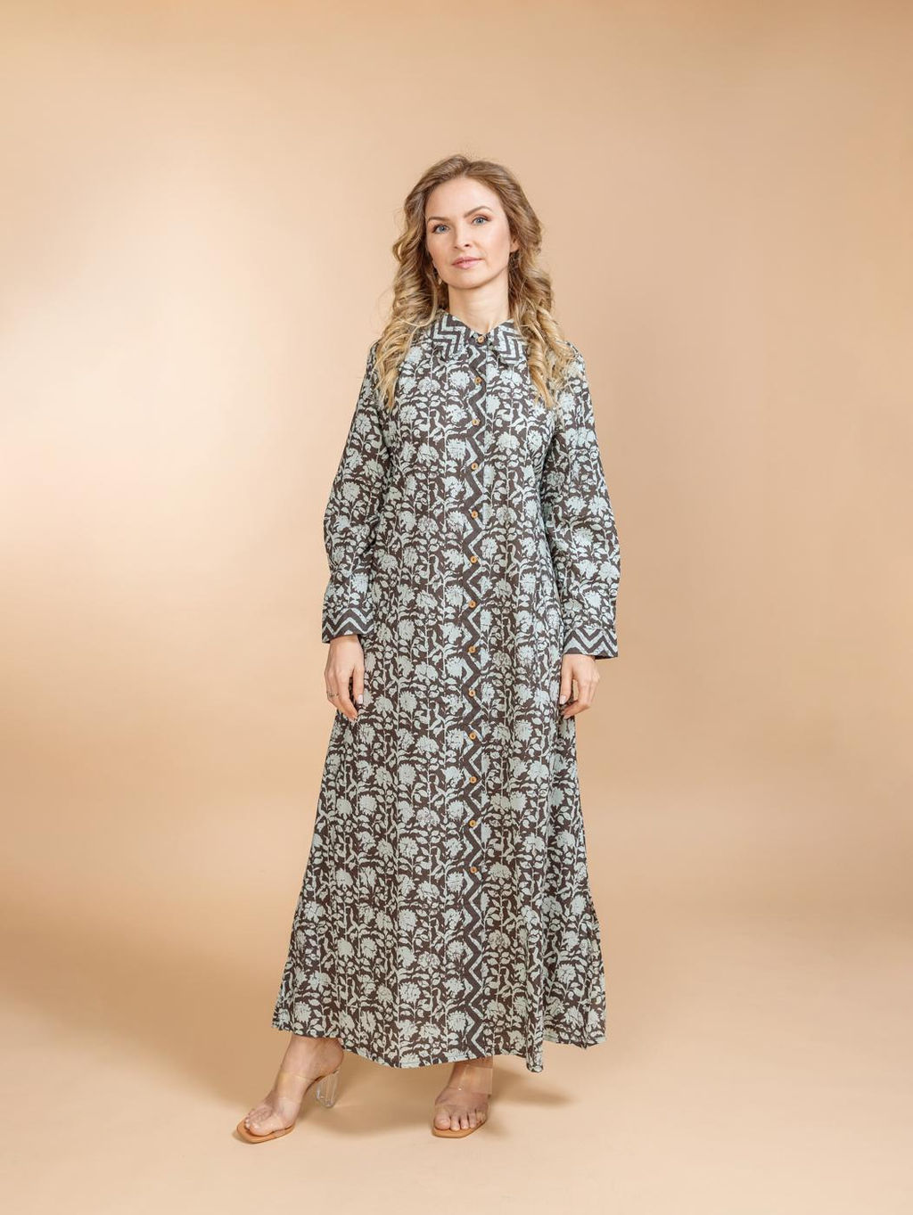 Платье (хлопок) №25-583-4 - Ганг фото 3