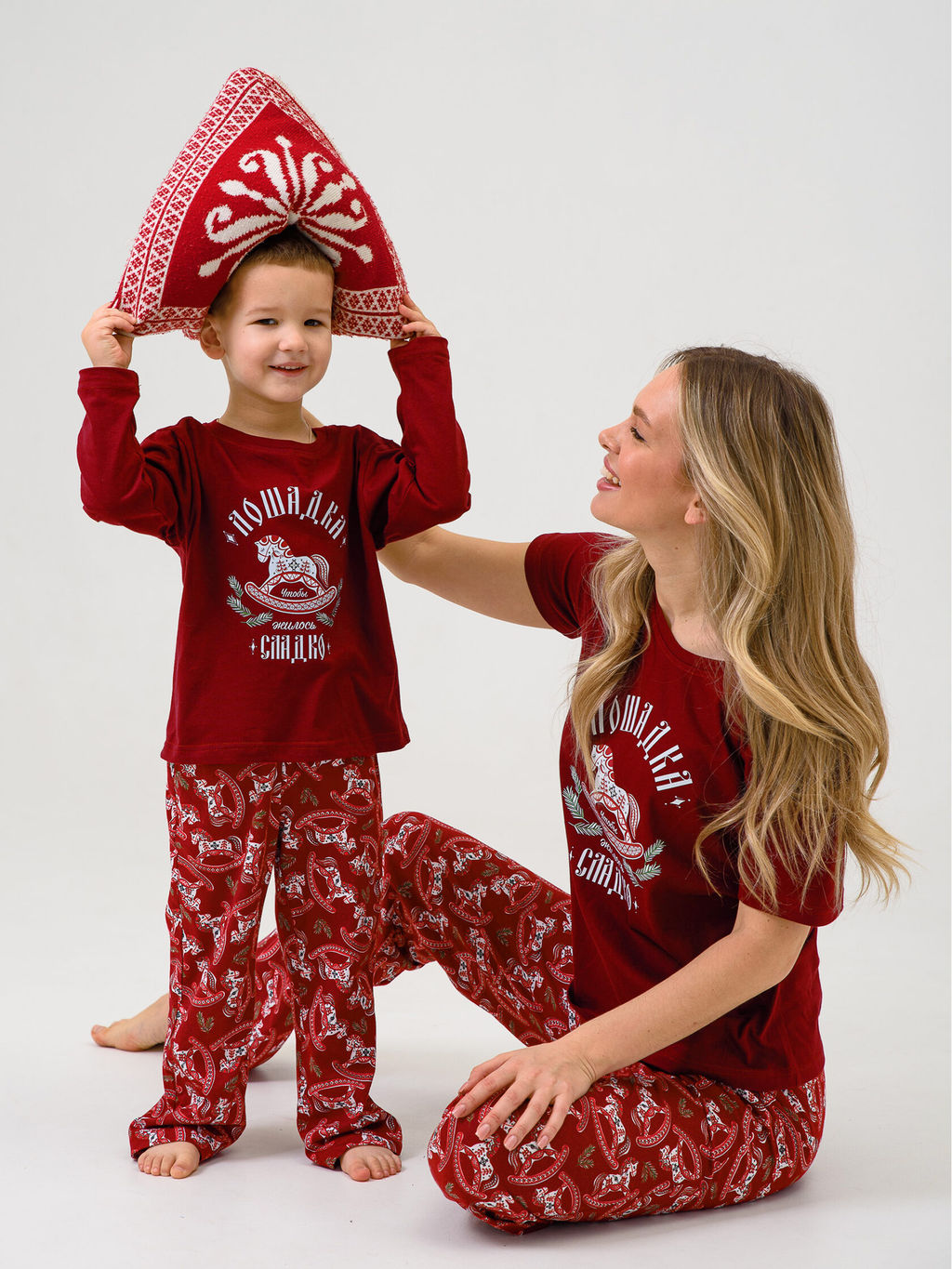 Пижама 100% хлопок женская Лошадка - Оптима фото 22