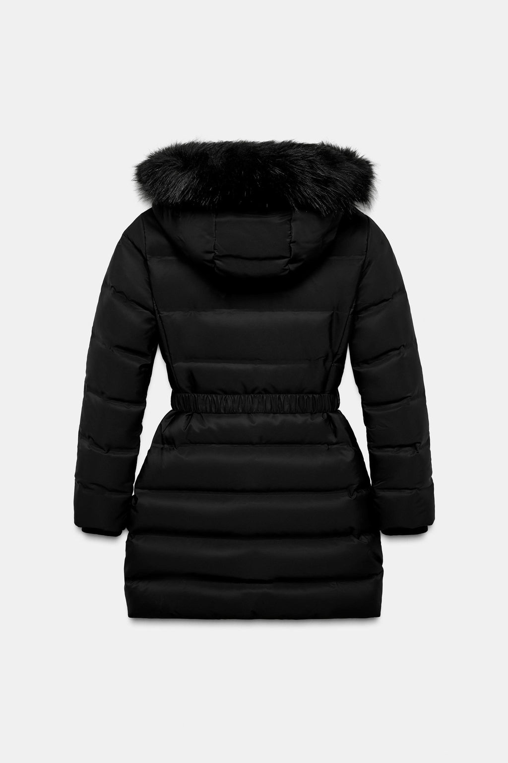 ANORAK ACOLCHADO 60% PLUM?N 40% PLUMA CAPUCHA WATER REPELLENT WINDPROOF / Negro - Zara фото 2