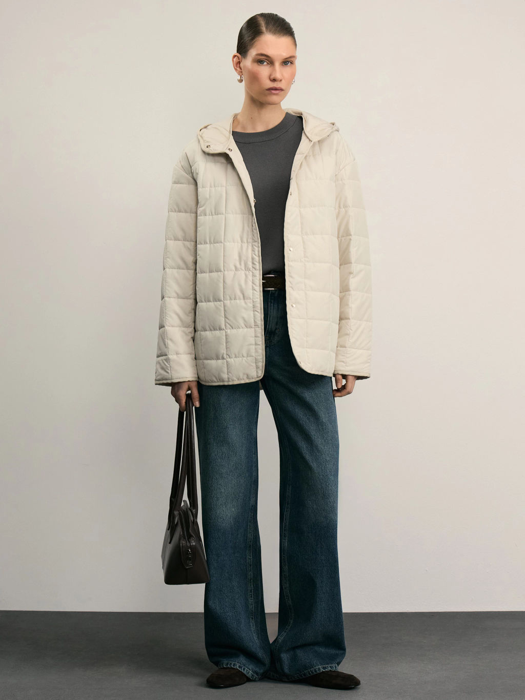 Куртка стеганая с капюшоном / Zarina фото 2