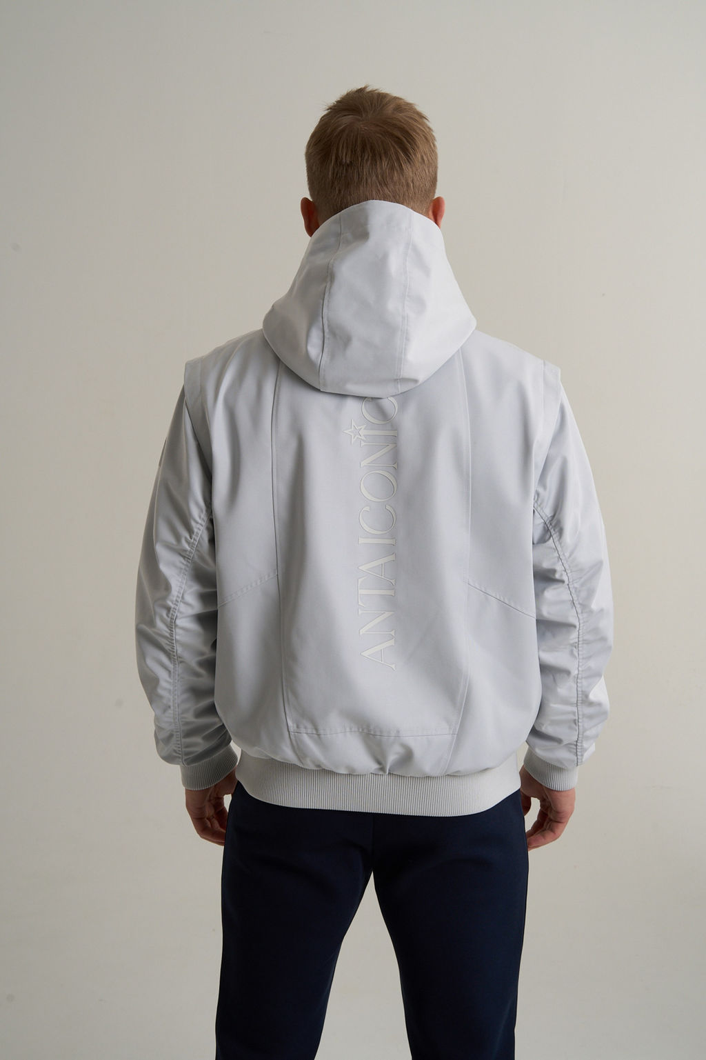 Куртка утепленная Серый ICONIC Fleece Jacket - Anta фото 4