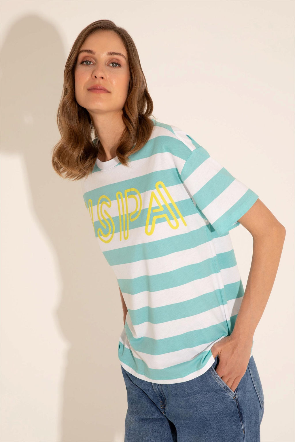 U. S. Polo Assn / Женская мятная футболка с круглым вырезом - U.s. polo assn фото 11