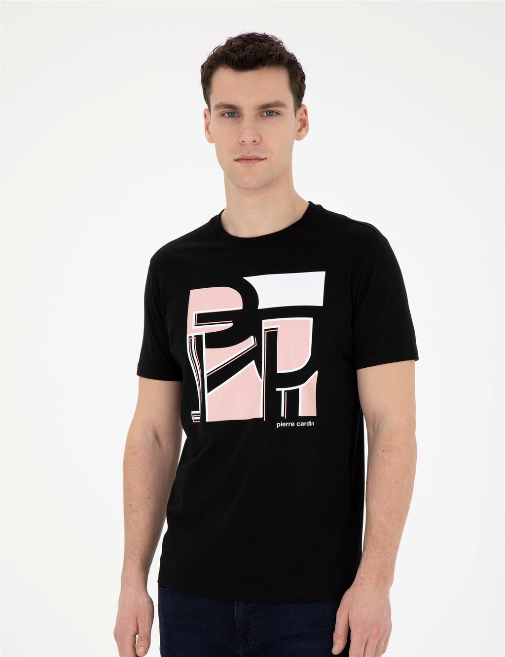Siyah Slim Fit Ti__rt