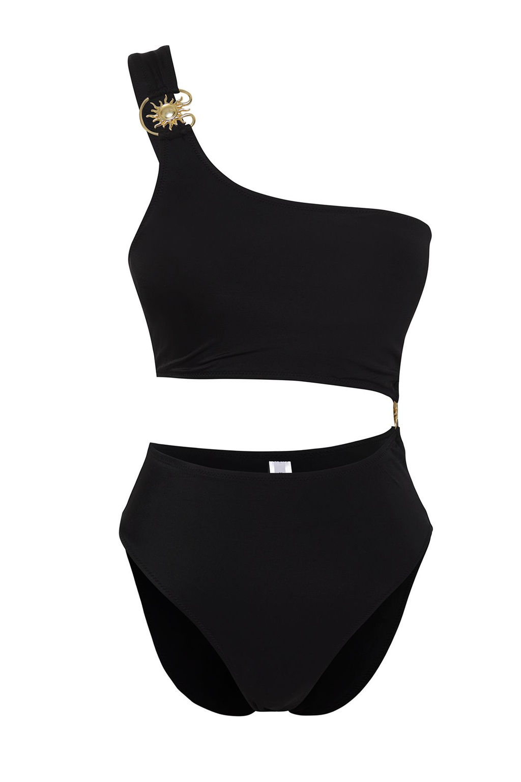 TRENDYOLMILLA Turuncu Tek Omuz Gunes Aksesuarl? Premium Cut Out/Pencereli Regular Mayokini TBESS25MA00046 фото 9