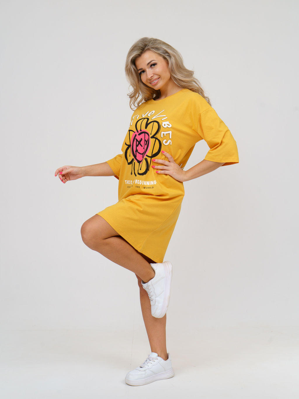 894 Футболка "Горчичный"