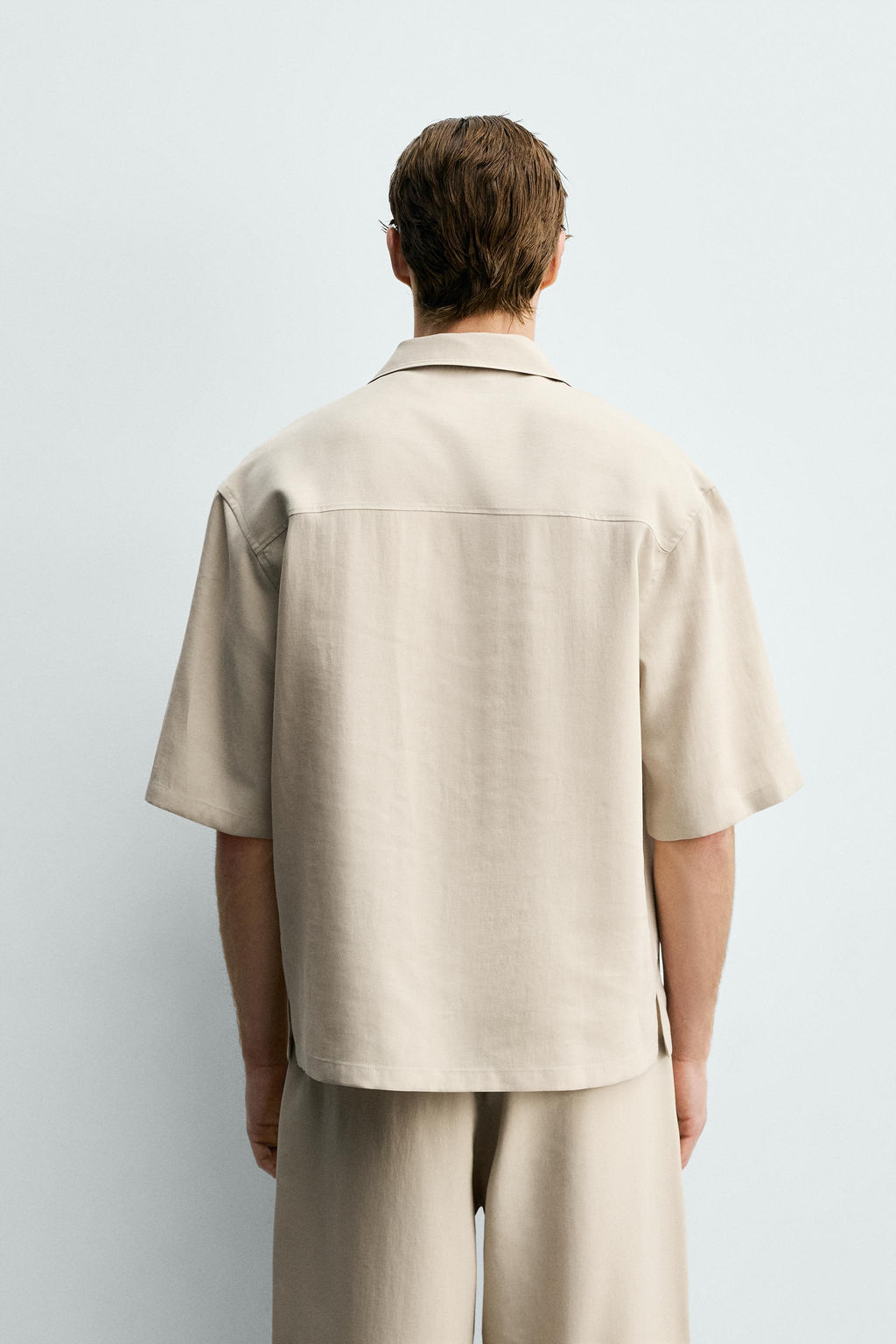 CAMISA FLUIDA RELAXED FIT / Crudo - Zara фото 3