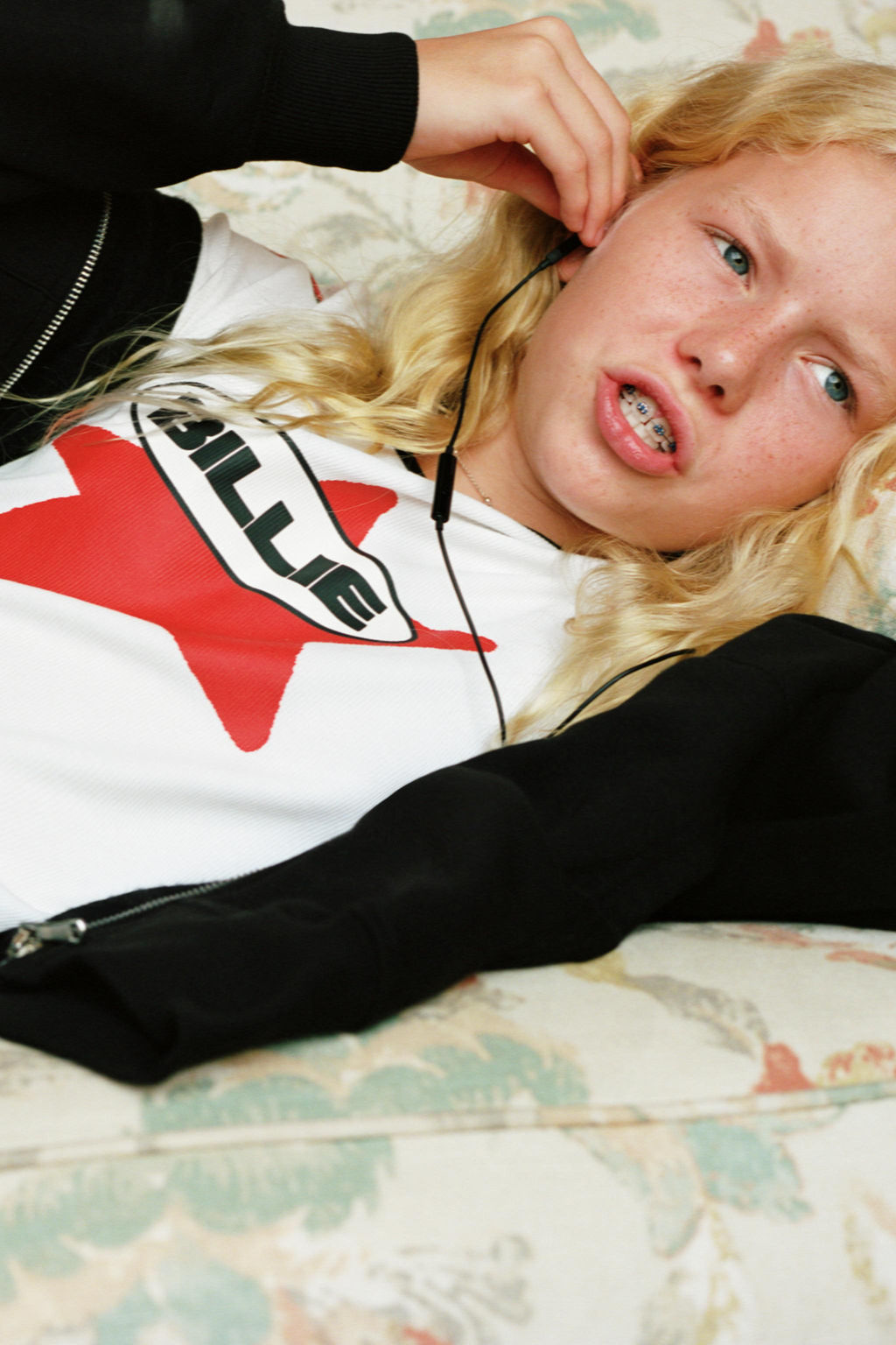 BILLIE EILISH ® LASH MUSIC  RIBBED PRINT T-SHIRT - Zara фото 5