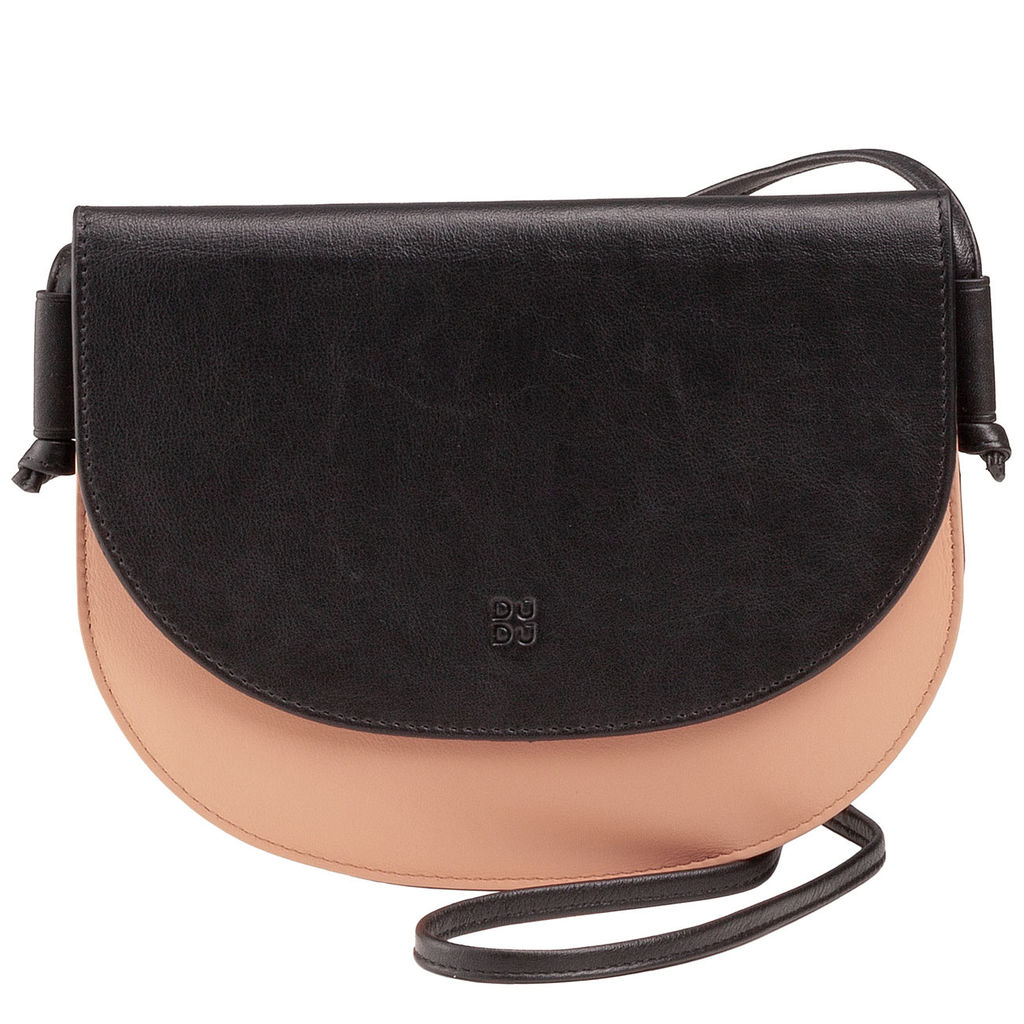 Итальянская маленькая сумочка DuDu Bags серии Altea | черно-розовый - Dudubags фото 2