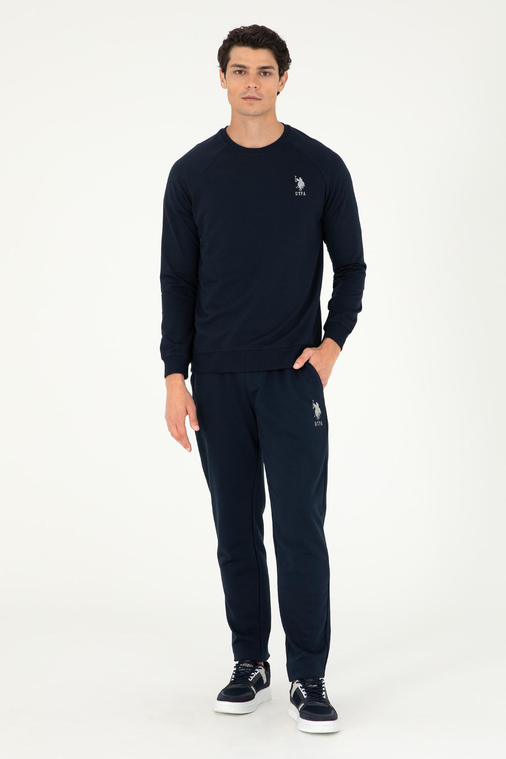 Мужской темно-синий базовый свитшот Неожиданная скидка в корзине - U.s. polo assn фото 11
