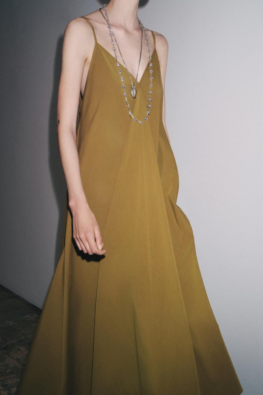 ZW COLLECTION STRAPPY MIDI DRESS - Zara фото 4