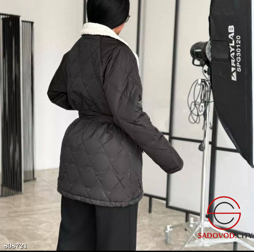 куртка женская с поясом в комплекте - Bruno фото 5