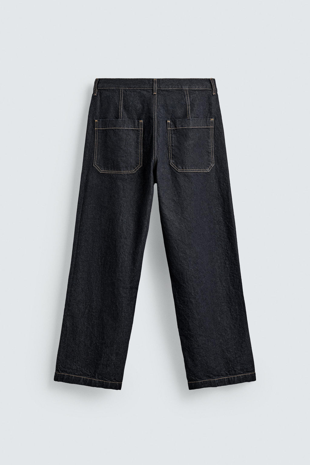 BAGGY FIT JEANS WITH TWISTED SEAM - Zara фото 8