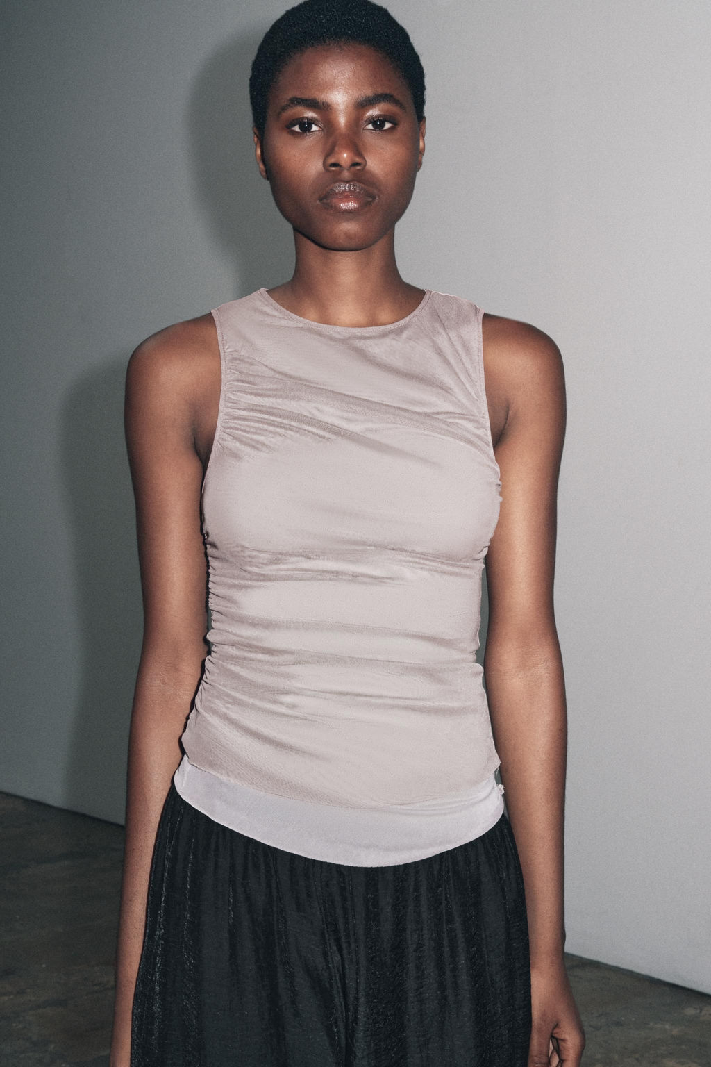 LAYERED TULLE T-SHIRT - Zara фото 2