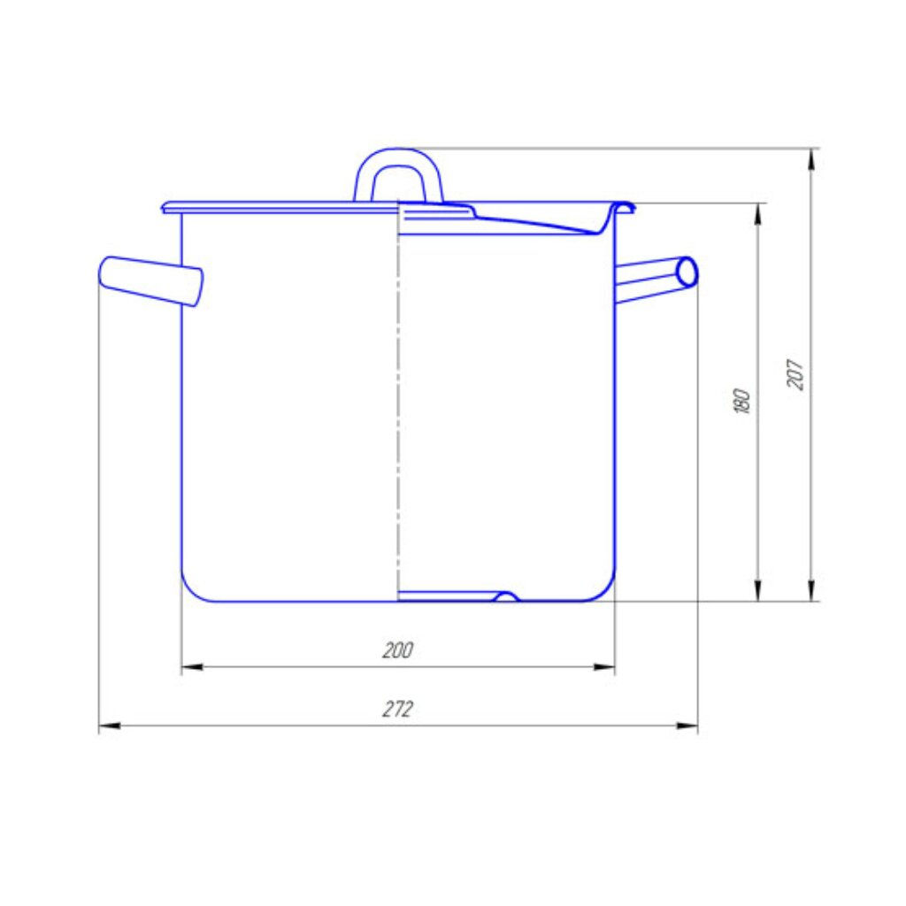 ЭМ_Кастрюля 5,5л цилин. ДЕКОР арт С1617.38 СибТ/ОБКЛ