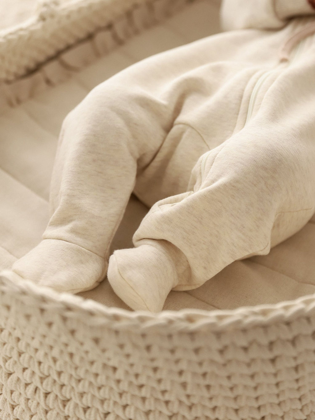 Комбинезон косуха с закрытой ножкой "Ванильный пудинг" утепленный 0+