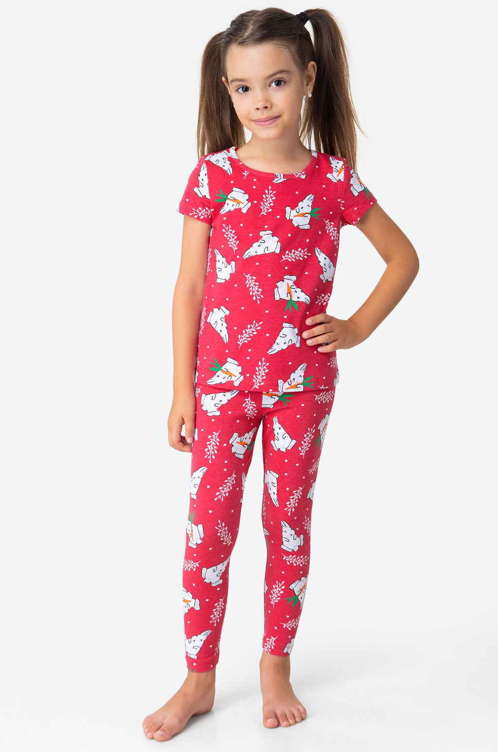 Хлопковая пижама для девочки Bonito  фото 6