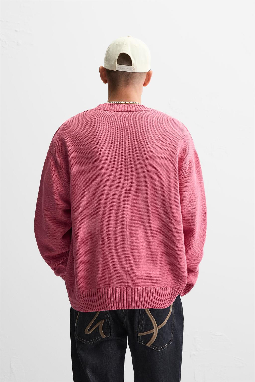 TEXTURED COTTON CARDIGAN - Zara фото 3