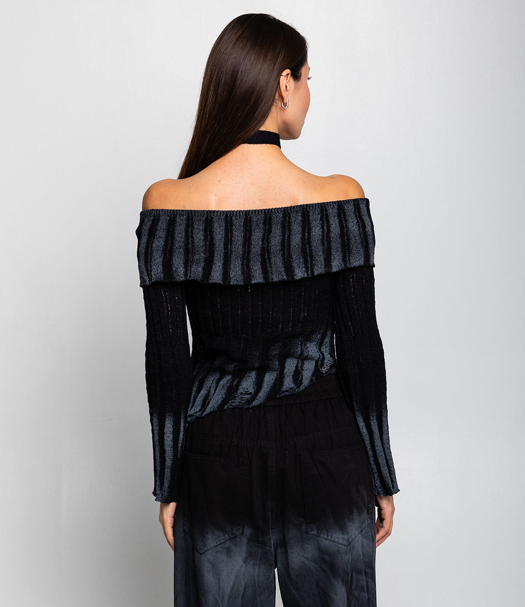 Джемпер #КТ1139, чёрный - Dommod фото 3