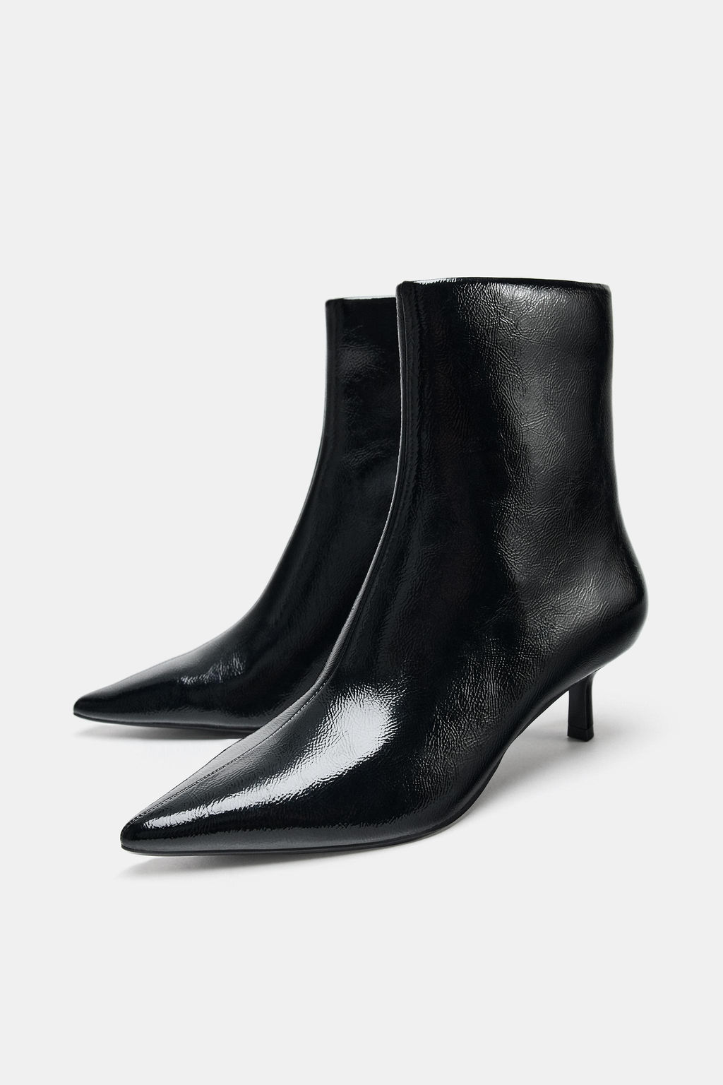 KITTEN HEEL ANKLE BOOTS - Zara фото 11