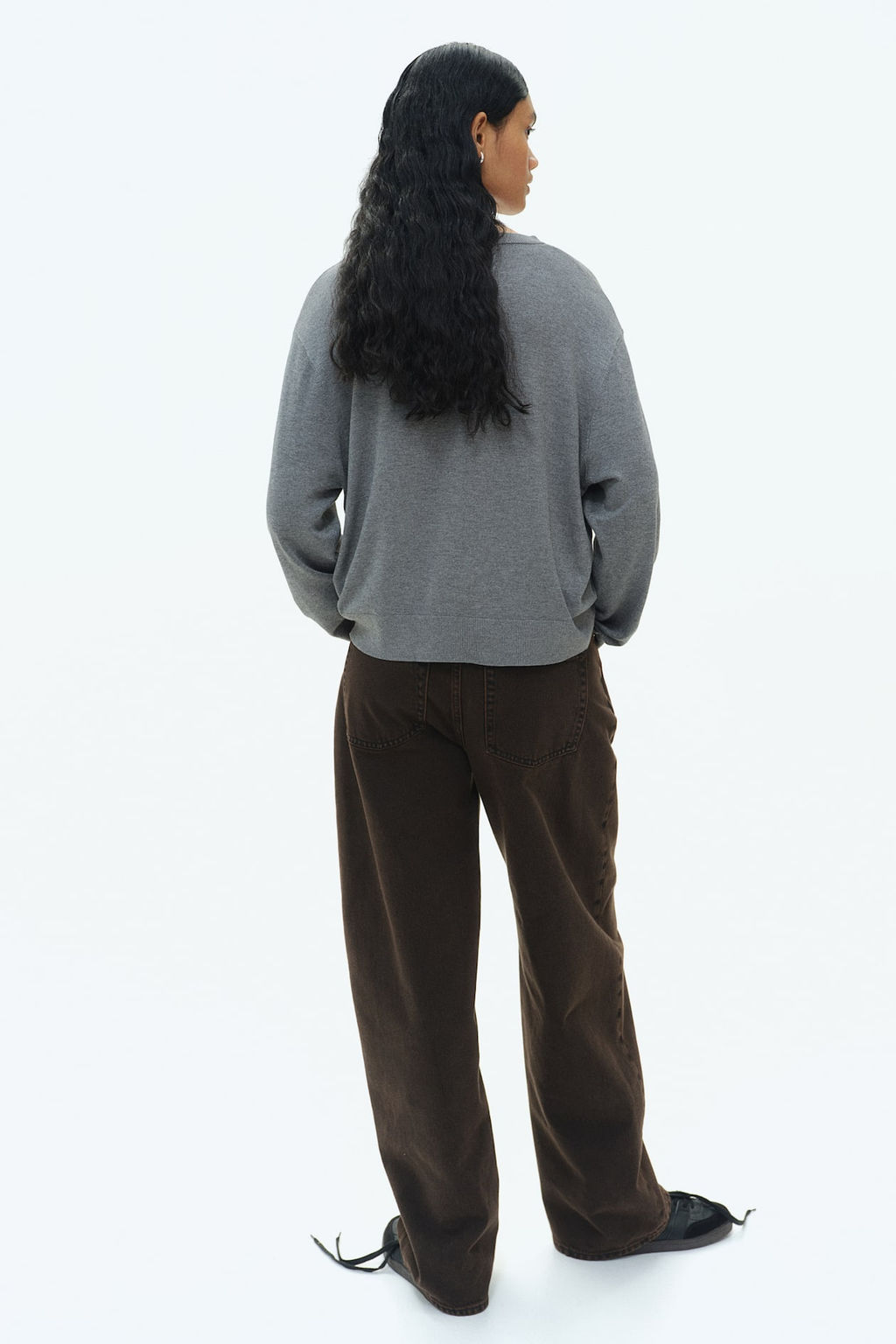 Jersey corto en punto fino - H&m фото 3