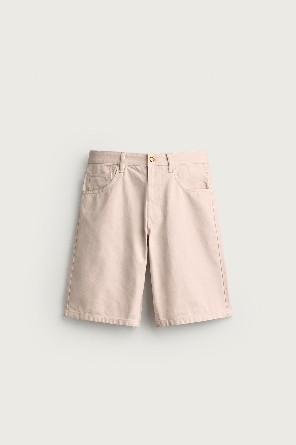 BERMUDA DENIM RELAXED FIT / Rosa - Zara фото 5