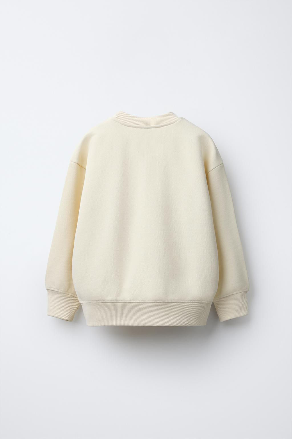 PLAIN SWEATSHIRT - Zara фото 3