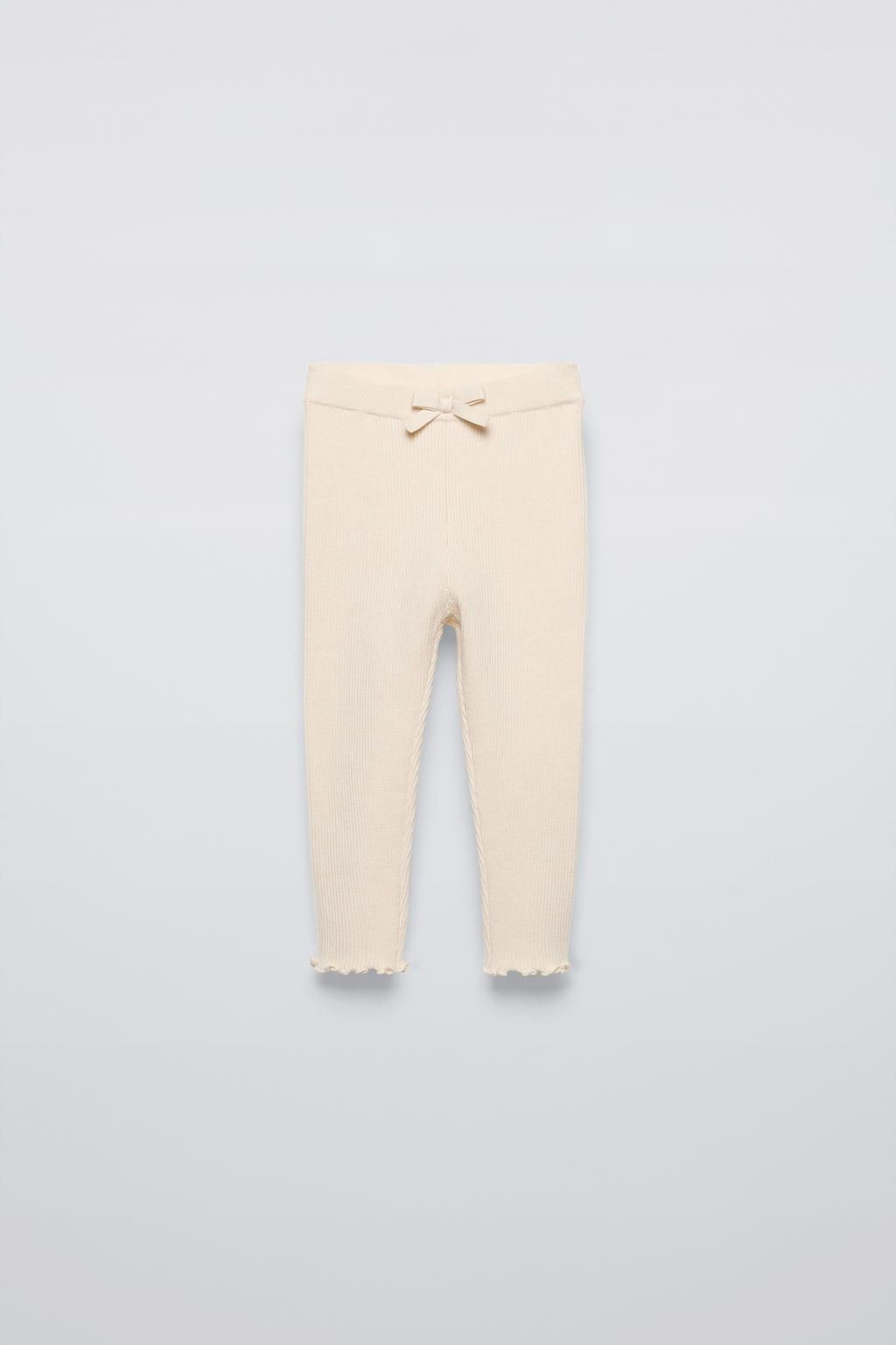 KNIT BOW LEGGINGS