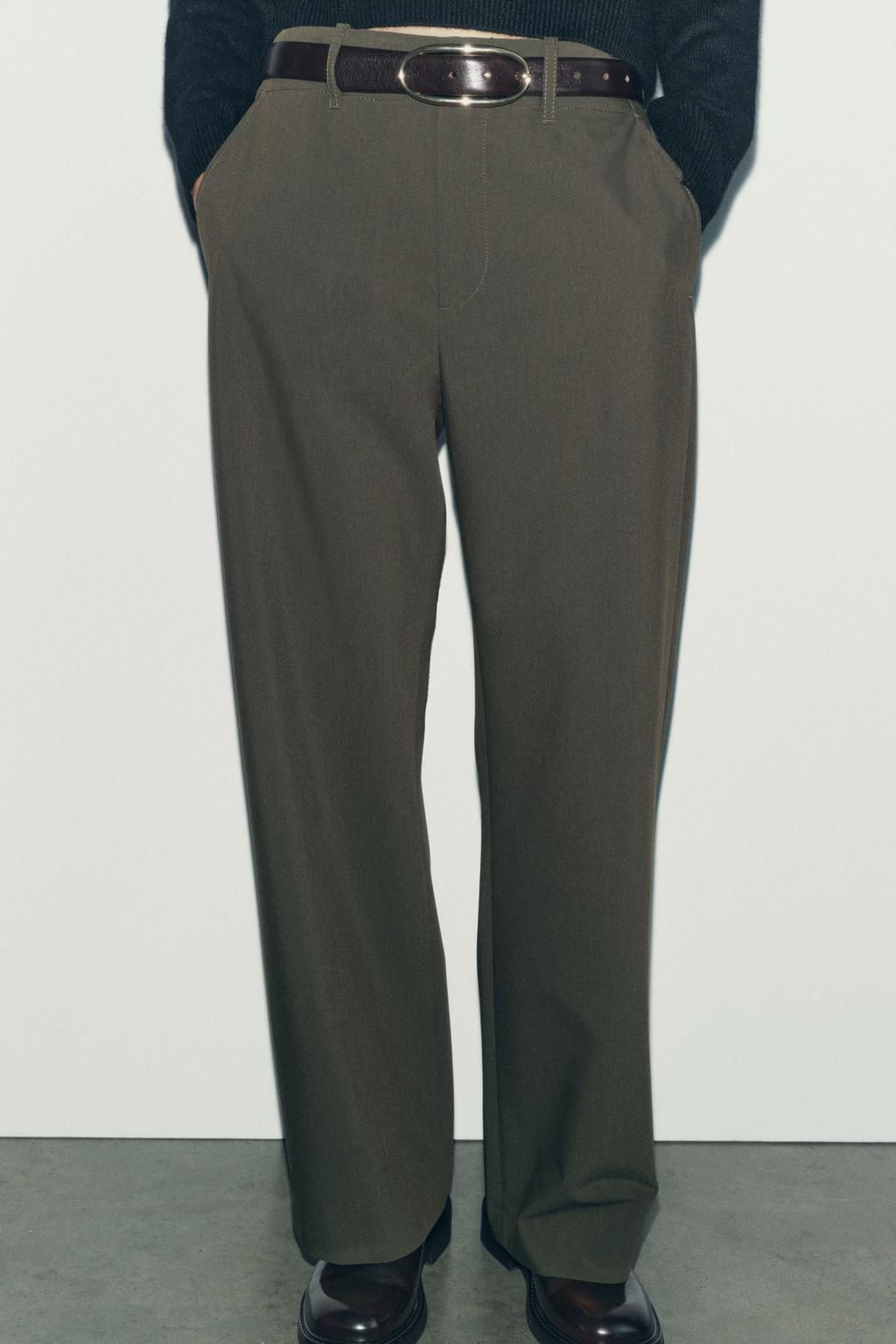 ZW COLLECTION STRAIGHT-FIT TROUSERS - Zara фото 11