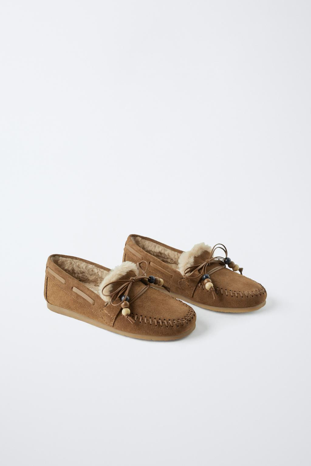 LIMITED EDITION SUEDE LOAFERS - Zara фото 3