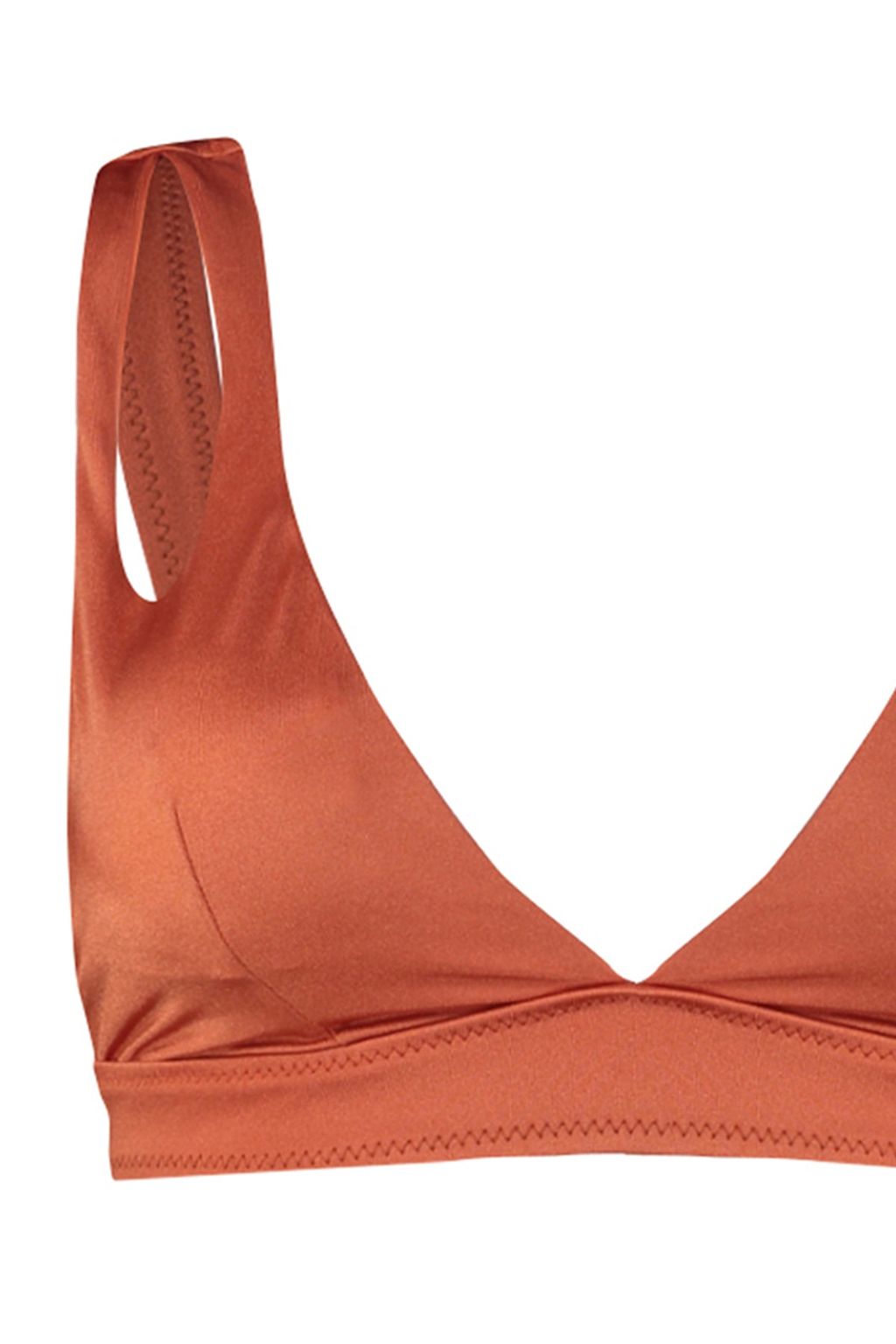 Kiremit Ucgen Cut Out/Pencereli Bikini Ustu TBESS20BU0202