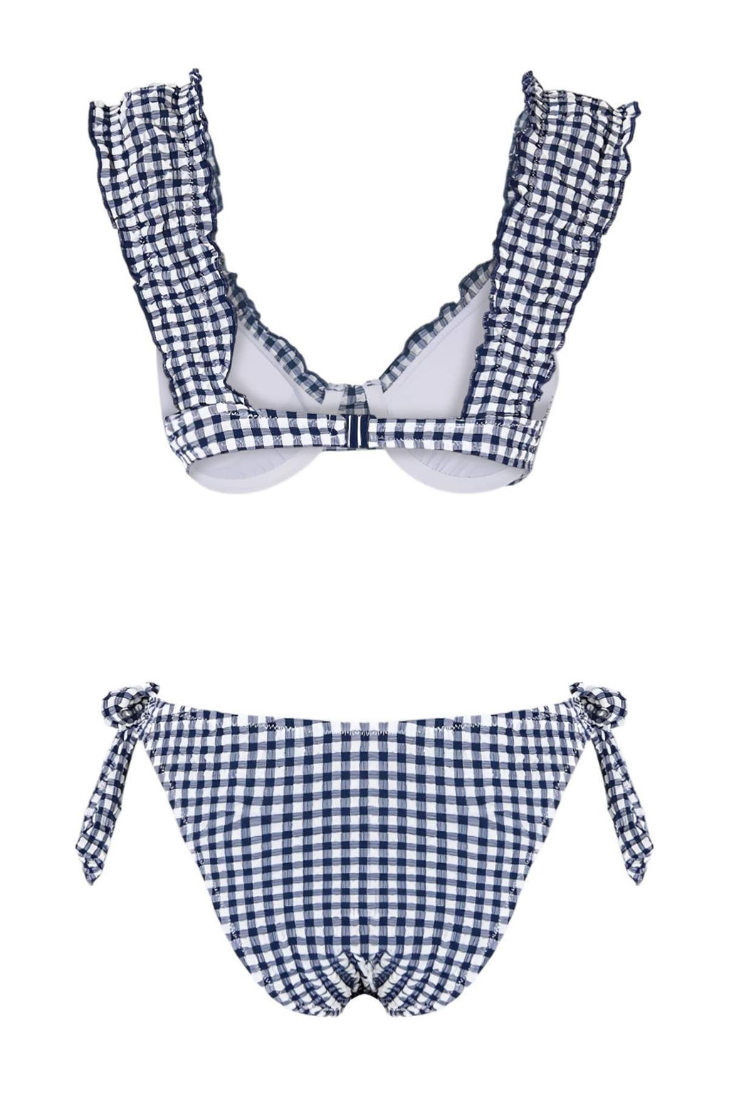 TRENDYOLMILLA Potikare Desenli Bralette Dokulu Regular Pretty Bikini Tak?m? TBESS25BT00035 фото 12