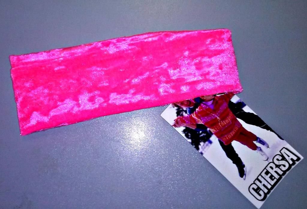 1012 Повязка на голову из бархата *