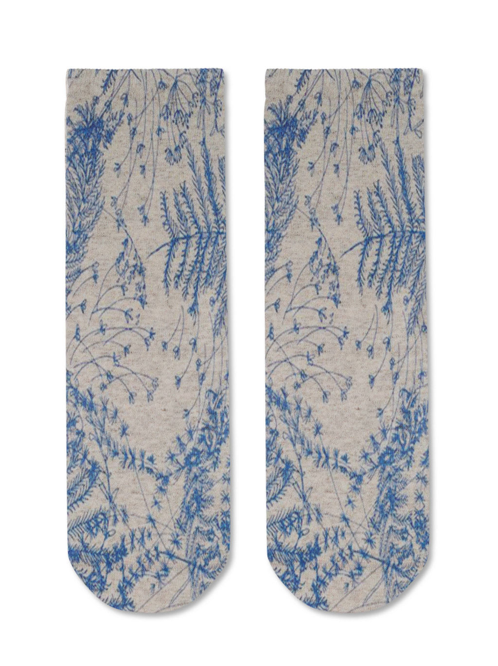 Цена за 2 пары. Носки Классические CONTE Носки с принтом FANTASY из смесовой пряжи с хлопком и льном бежевый - Conte elegant фото 14