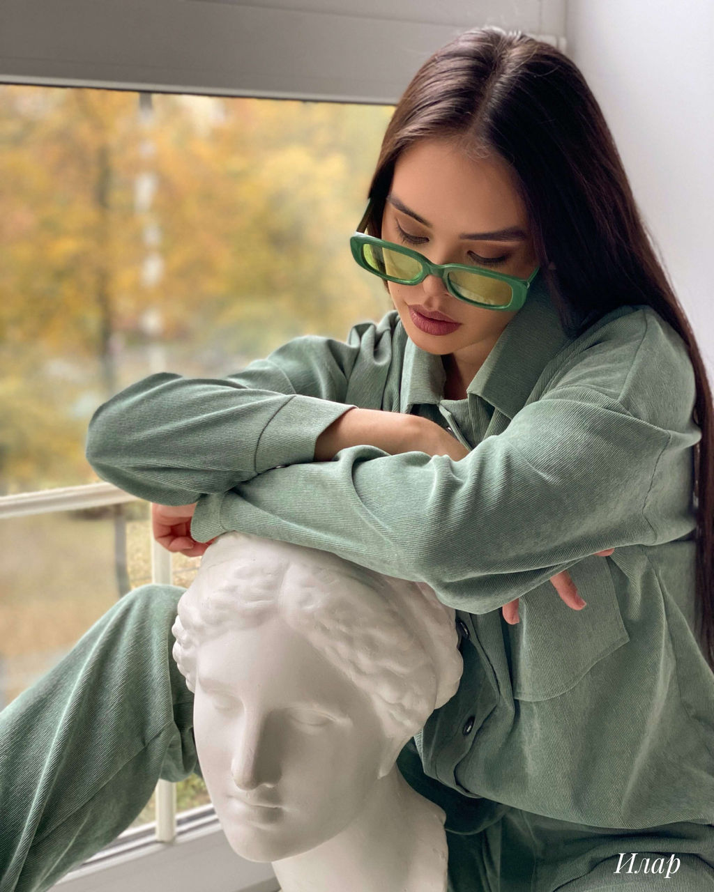 Костюм Илар (оливковый) - Nadi bordo фото 7
