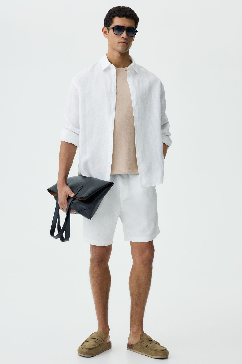 Camiseta sin mangas en punto Relaxed Fit - H&m фото 5