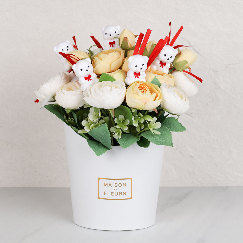 Декоративное украшение Мишка набор 12 шт / DYM-1 /уп 200/ - Галеонтрейд фото 2