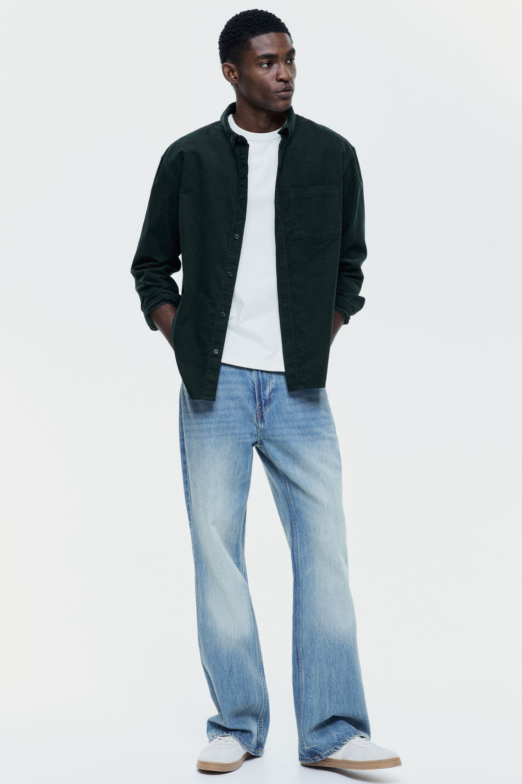 Camisa de pana Regular Fit - H&m фото 6