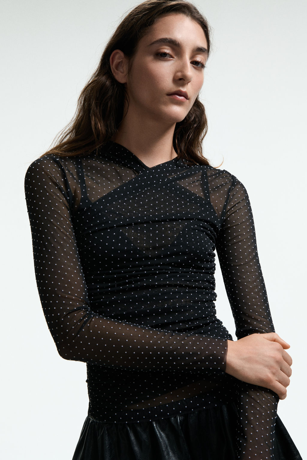 Top en malla plumeti - H&m фото 2