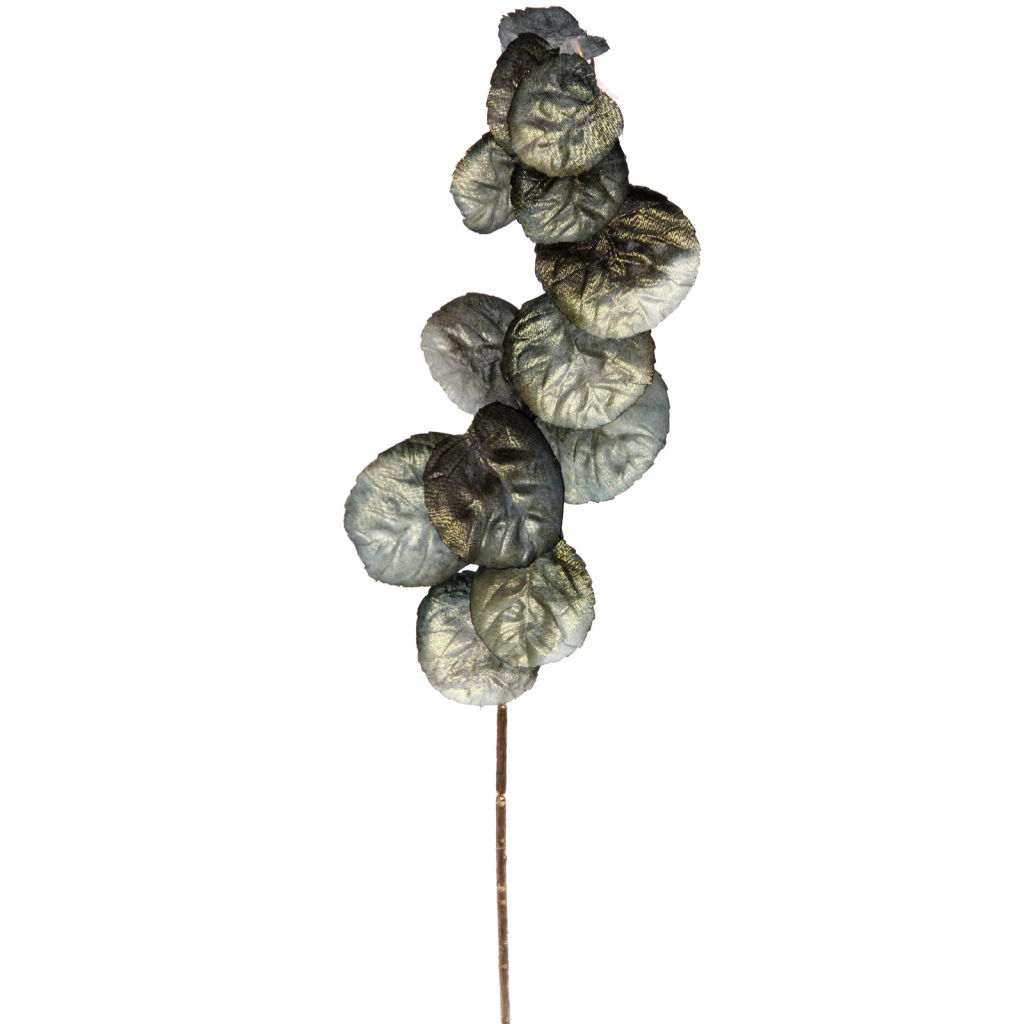 Цена за 2 шт. Искусственные цветы "FLOWERS GLAMOUR" 80см Ветка декоративная зеленая